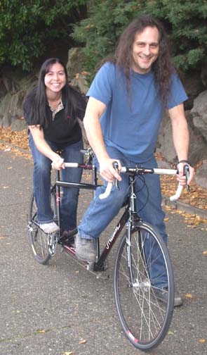 Both riders ready to ride off