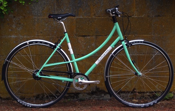 Rodriguez Mixte bike with Rohloff rear hub